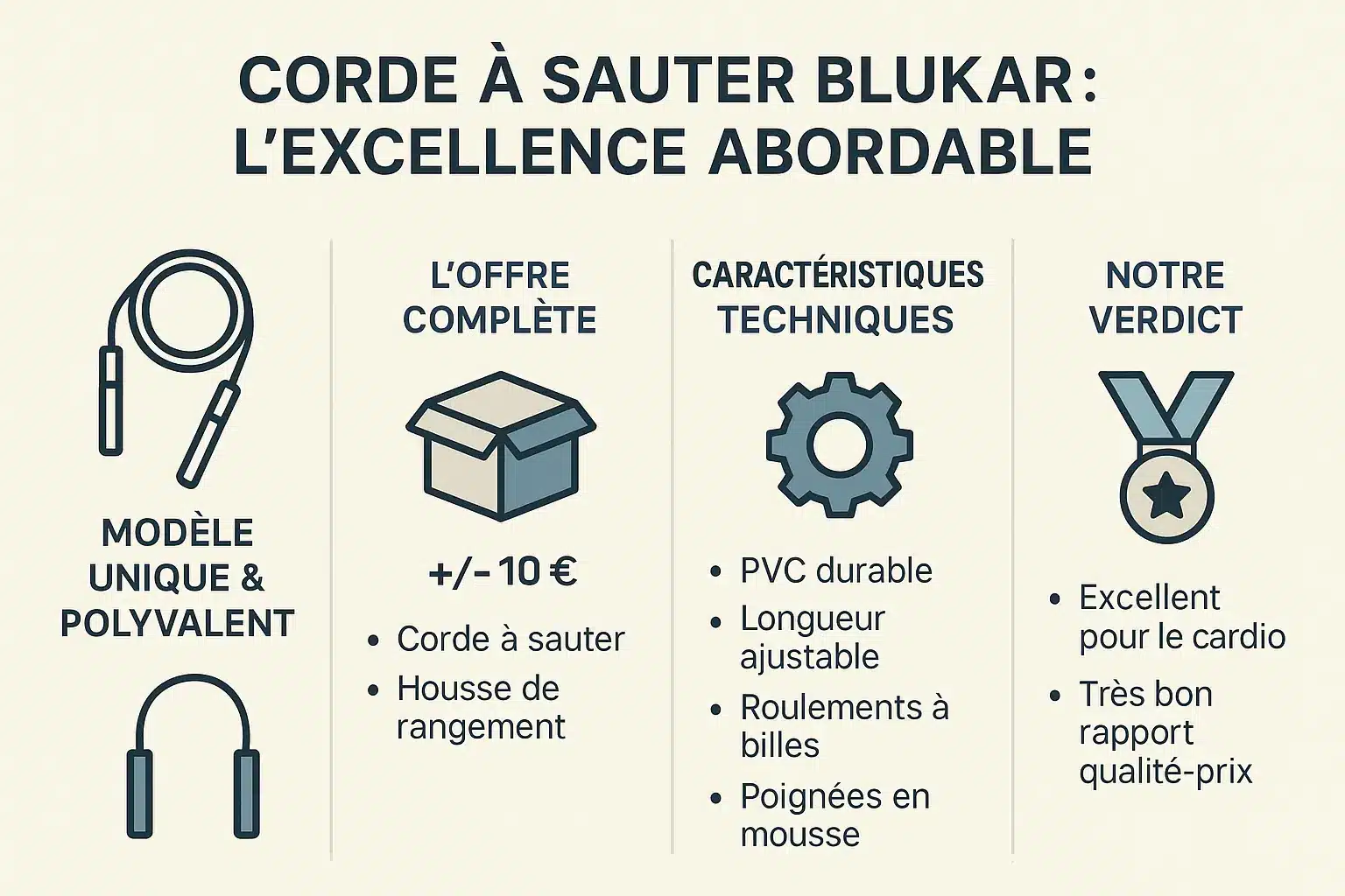 Corde à sauter Blukar