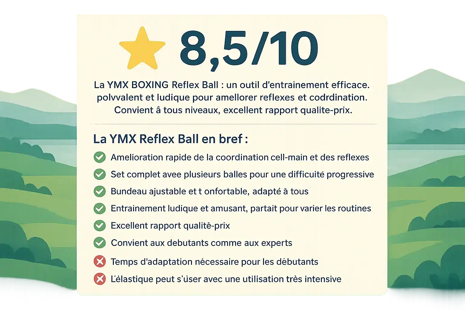 YMX Reflex Ball en action