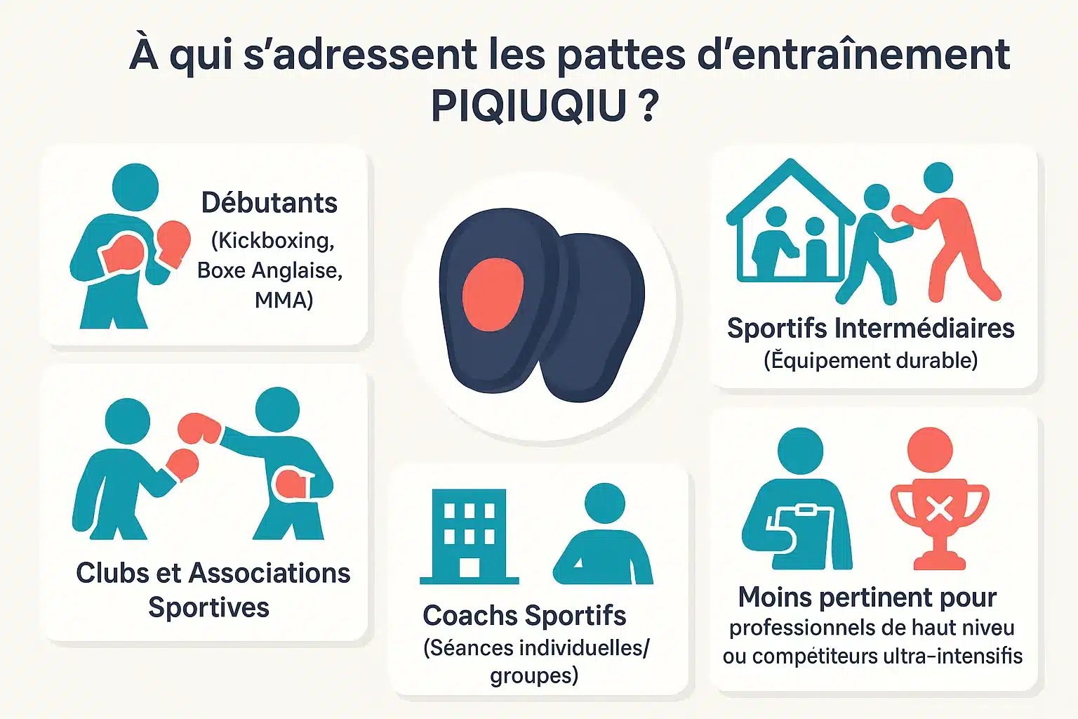 Pattes d'entraînement PIQIUQIU pour kickboxing
